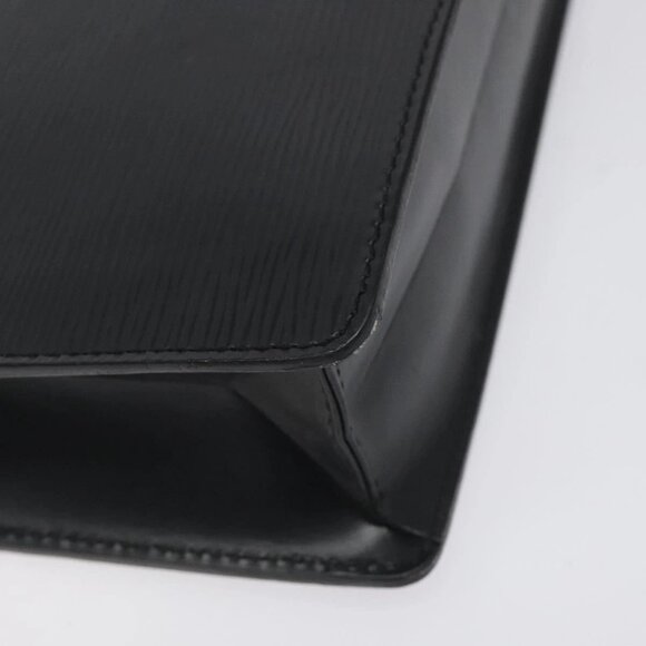 LOUIS VUITTON Epi Pochette Homme Clutch Bag Black Noir M52522 LV Auth th6189 - Picture 5 of 16